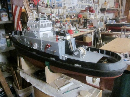 Navy tug odel done but wokring on radio controls Large Web view